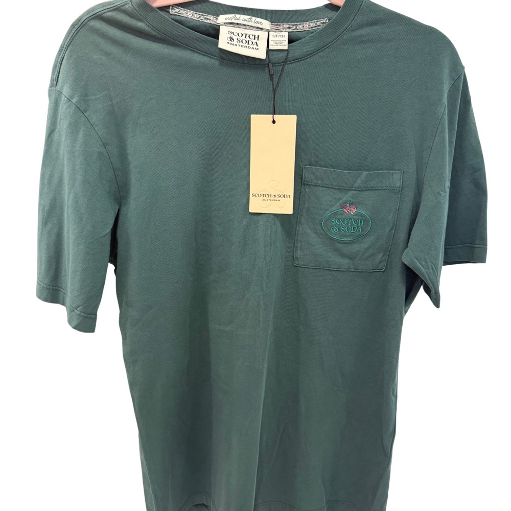 Scotch & Soda Pocket Tee | Effortless Amsterdam Cool | NWT